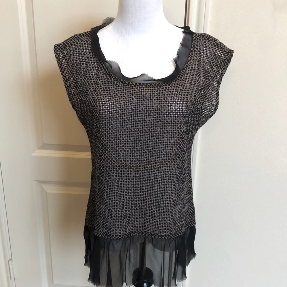 Anthropologie Eva Franco weave top